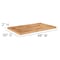 Flash Furniture 30" x 48" Rectangle Butcher Block Style Table Top XU-BB30X48RCT-GG - alternate 2